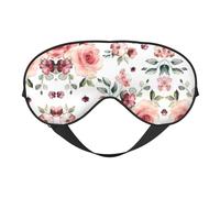 Blossoming Rose Flowers Sleep Eye Mas Updated Design Light Block Night Eye Blinder Hombres Mujeres Turnos Trabajo Viajes