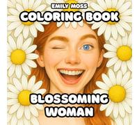 Blossoming Woman:Adult Coloring Book of Girls with Floral Crowns and Botanical Patterns: A Calming Floral Coloring Book for Teens and Adults - Stress Relief Through Art
