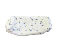 Blossomy - Estuche pequeño de poliéster para guardar cosméticos, tamaño denso para mujeres, niñas y niñas, pequeña bolsa de materiales de escritura
