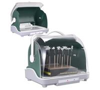 BLOSSS Cabina Secadora de Pintura Modelo Cabina Seca con aerógrafo, Cabina de pulverización con aerógrafo eléctrico de 120 W con Aire frío/Caliente y Cubierta contra el Polvo,deshidratador Pintura