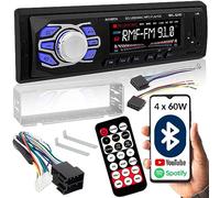 Auto Radio RDS MP3 4x 45W con FM/MMC/SD/USB/AUX/BLUETOOTH + Comando - BLOW