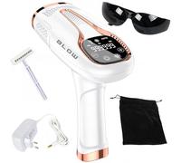 BLOW Ice Cool IPL Depilator 9 niveles Dispositivo con luz pulsada Depilación duradera 1.000.000 flashes Enfriamiento -6 °C Filtro UV Modo automático Contra el crecimiento Piernas Brazos Cara