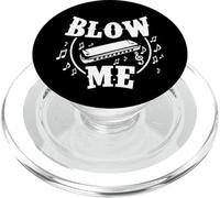Blow Me armónica Jugador armónico Amante de la música PopSockets PopGrip para MagSafe