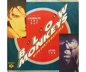 BLOW MONKEYS WITH CURTIS MAYFIELD - CELEBRATE THE DAY AFTER YOU 7 INCH (7" VINYL 45) UK RCA 1987