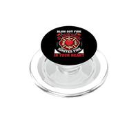 Blow out Fire In Your House Firefighter Fireman Firefighters PopSockets PopGrip para MagSafe