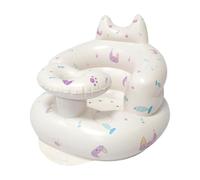 Blow Up Baby Seat, Safe Inflatable Baby Sofa, Comfortable Cute Pattern Chair with Portable and Lightweight Design for Bed, Grass, or Playroom Use, 1 Piece