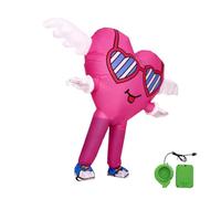 Blow Up Heart, Giant Dating Outfit, Mascot Suit with Inflatable Feature