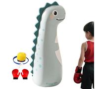 Blow Up Punching Bag - Inflatable Stand Toy for Kids | Cuerpo de PVC con soporte de base de agua, engranaje de actividad interior para la coordinación de equilibrio de habilidades de construcción