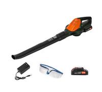 Blower Hoja Inalámbrica Mano 21V Ideal Para Cuidado Césped Simple Y Limpieza Aire Libre Equipada Con 1 Batón Herramienta Cuidado Del Césped Motor Potente