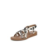 Blowfish Malibu April para mujer, Estampado de vaca claro/bronce, 38 EU