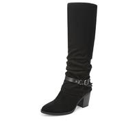 Blowfish Malibu Carey, Botas a la Altura de Rodilla Mujer, Microgamuza Negra, 39 EU