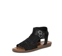 Blowfish Malibu Dream, Sandalias Planas Mujer, Gamuza sintética Negra, 37 EU