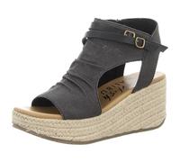 Blowfish Malibu Lacey-c-Rope, Sandalias con cuña Tipo Alpargatas Mujer, Black, 40 EU