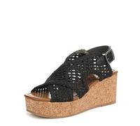 Blowfish Malibu Sandalia Andrea para mujer, negro (Black Faux Suede), 39.5 EU