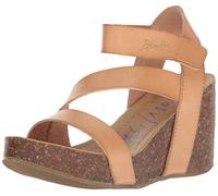 Blowfish Malibu Sandalia de cuña Hapuku para mujer, beige (desnudo dyecut), 40.5 EU
