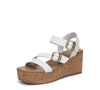 Blowfish Malibu Sandalias de cuña Ali para mujer, Blanco, 38 EU