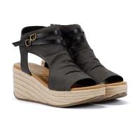Blowfish Malibu Lacey-c-Rope, Sandalias con cuña Tipo Alpargatas Mujer, Black, 40 EU