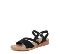 Blowfish Malibu Sandalias planas Arrow para mujer, Nobuck negro., 40 EU