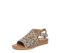 Blowfish Malibu Sandalias planas Aspire para mujer, SandLeopard, 40 EU