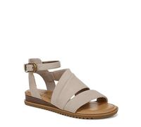 Blowfish Malibu Sandalias planas Balana para mujer, Taupe Faux Suede, 41 EU