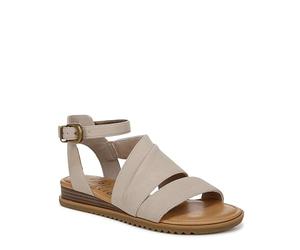 Blowfish Malibu Sandalias planas Balana para mujer, Taupe Faux Suede, 41 EU