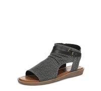 Blowfish Malibu Sandalias planas Denver para mujer, gris oscuro, 39 EU