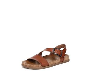 Blowfish Malibu Sandalias planas Lance para mujer, piel sintética color marrón escocés, talla 4