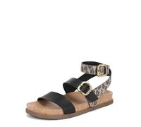 Blowfish Malibu Sandalias planas Lawson para mujer, Snow Black, 36 EU