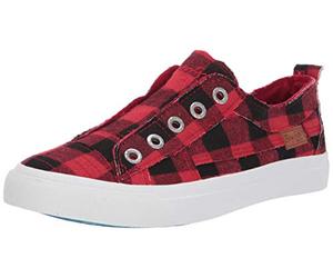 Blowfish Malibu Spielen, Zapatillas Mujer, Red Buffalo Check, 37 EU