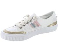 Blowfish Malibu Tenis Alex sin Cordones para Mujer, Blanco, 40.5 EU