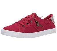Blowfish Malibu Tenis Fruit de Talle bajo para Mujer, Jester Lona Rojo Ahumado, 40 EU