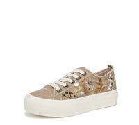 Blowfish Malibu Tenis Sadie-Sun para Mujer, Lona Gris Pardo cálido, 37-38 EU