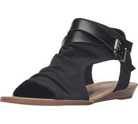 Blowfish Women's Balla Wedge Sandal, Black, 11 Medium US