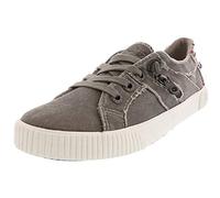 Blowfish Women's Fruit Sneaker, Wolf Gray Smoked Canvas, 7 M US