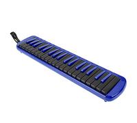 Blowpipe Melodica, diseño ergonómico Estilo de 37 teclas Teclado incorporado Melodica de 37 teclas, pequeño, fuerte y duradero para los amantes de la melódica principiantes(blue)
