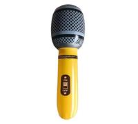 Blowup Microphone - Musical Prop for Performances | Colorful Vinyl with Internal Air , Celebration Entertainment Accessories, Lightweight Play Items for Christmas, Birthday and Events