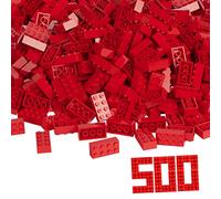 Simba Bloques Blox (4118922) – 500 bloques a granel, rojo – Color/Modelo surtido
