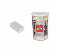 Blox - Bote de 100 Bloques, Color Blanco (Simba 4118915)