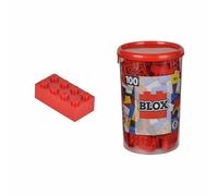 Blox - Bote de 100 Bloques, Color Rojo (Simba 4118905)