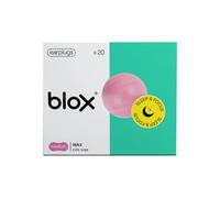 BLOX Sleep Cera - Tapones para dormir - Bola quies ultra suave y cómoda - Protección auditiva contra ruidos - 10 pares - 24 dB reducción de ruido - Comodidad y protección óptima