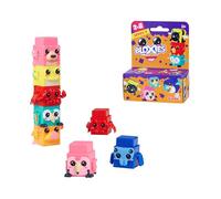 Bloxies Figuras (2 unidades) - Serie II, 4,5 cm de bloques de construcción de animales para apilar y coleccionar con efecto de movimiento, juguete para niños a partir de 3 años, selección al azar
