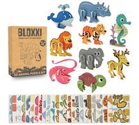 Bloxxi Set 25 Puzzles Animales 3D para Niños - Regalitos Originales para Fiestas, Piñatas y Cumpleaños Infantil - Actividad Educativa y Creativa - Regalo Ideal para Invitados y Colegios