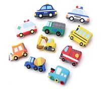 BLPRKOT 10 Piezas Imanes Niños de Vehículos Imanes Nevera Niños Imanes para Refrigerador de Vehículos de Dibujos Animados para Refrigeradores Oficinas Apartamentos Gabinetes Pizarras Blancas etc