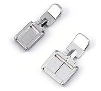 BLPRKOT 2 Piezas Prensatelas Maquina Coser, Prensatelas de Cremalleras Universal, Universal para Cremalleras, Compatible con Alfa, Singer, Brother y Máquinas de Coser Domésticas