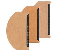 BLPRKOT 3 Piezas Cashmere Comb, Peine de Cachemira maquinilla de Afeitar para Jersey, Suéter Removedor Pelusa Tela de Madera Herramienta, Cepillo de Ropa Portátil para Depilación Ropa Prenda Tejida