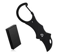 BLPRKOT Navaja Plegable Pequeña, Liviana y Compacta Navaja de Bolsillo para Camping, Supervivencia, Caza, Pesca, Montaña