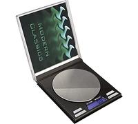 BLscale - Báscula digital de CD, báscula fina, báscula de cocina, báscula de bolsillo, báscula de joyería, 0,01 g-50 g, pantalla LCD, cubierta intercambiable, funda intercambiable, funda de piel, 4