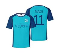 BLU Lock Man Shine City Young Hiiragi Impresión Digital 3D Príncipe Nio Personaje de Manga Camisetas de Manga Corta