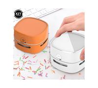 (blu) Mini aspirapolvere senza fili per ufficio, scrivania, strumento per spazzare la polvere da scrivania,