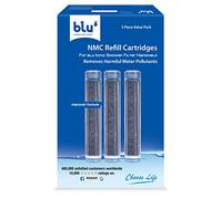 Blu Nmc - Cartucho de repuesto para filtro de ducha Blu Ionic - De mano - Paquete económico de 3 piezas